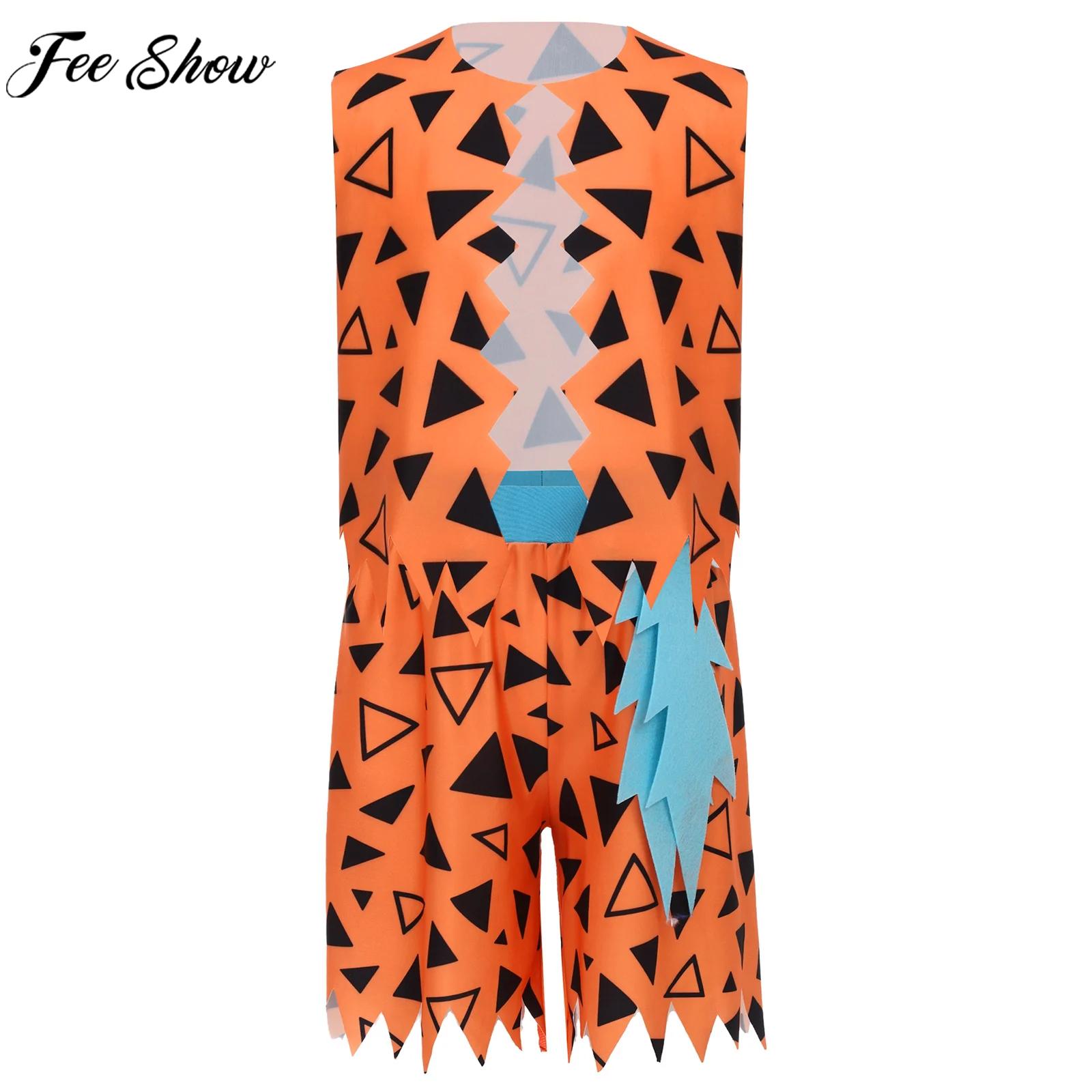 Boyshort Underwear - 6-16Y Boys Flintstone Costume Halloween Cavemen