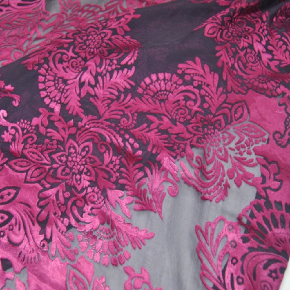 Fashion Large Pink Flower Desi - Robe Silk Women บทวิจารณ์และราคา