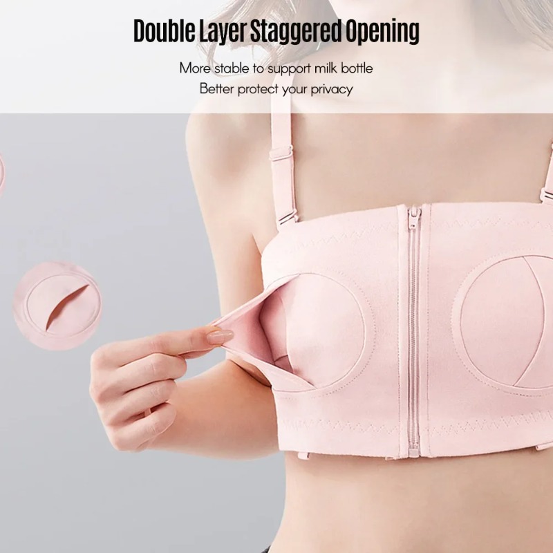 Hands Free Pumping Bra Adjusta - Nursing Bra Sleep บทวิจารณ์และราคา