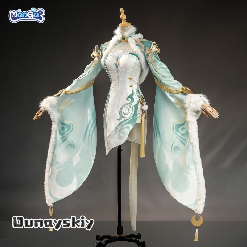 Genshin Impact Zi Bai An Everl - Robe Silk Women บทวิจารณ์และราคา