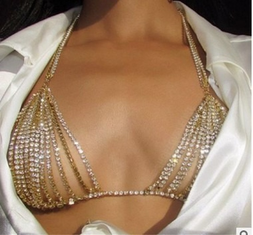 Luxury Heart Crytal Bikini Bod - Thong Bikini Women บทวิจารณ์และราคา