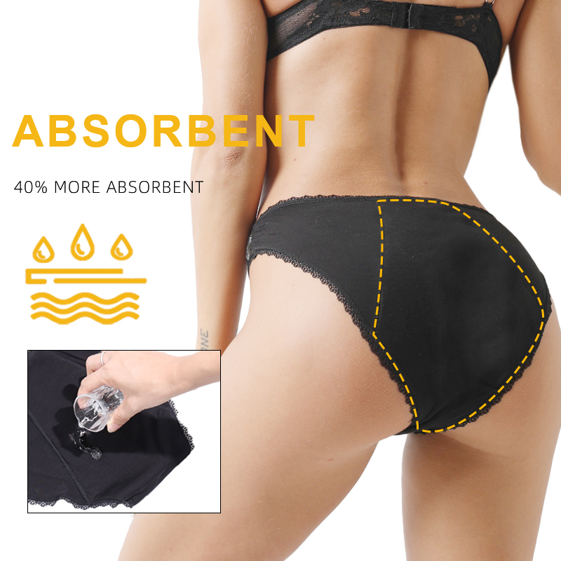 Bamboo Comfortable women's per - Period Panty Absorbent บทวิจารณ์และราคา