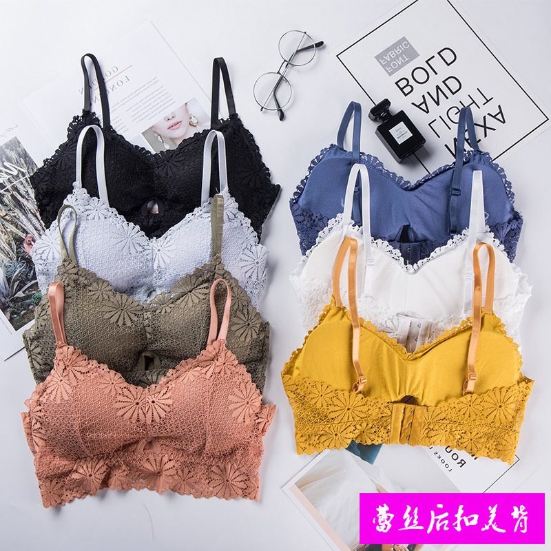 3D Sexy girl lace Lingerie Sea - Strapless Bra Backless บทวิจารณ์และราคา