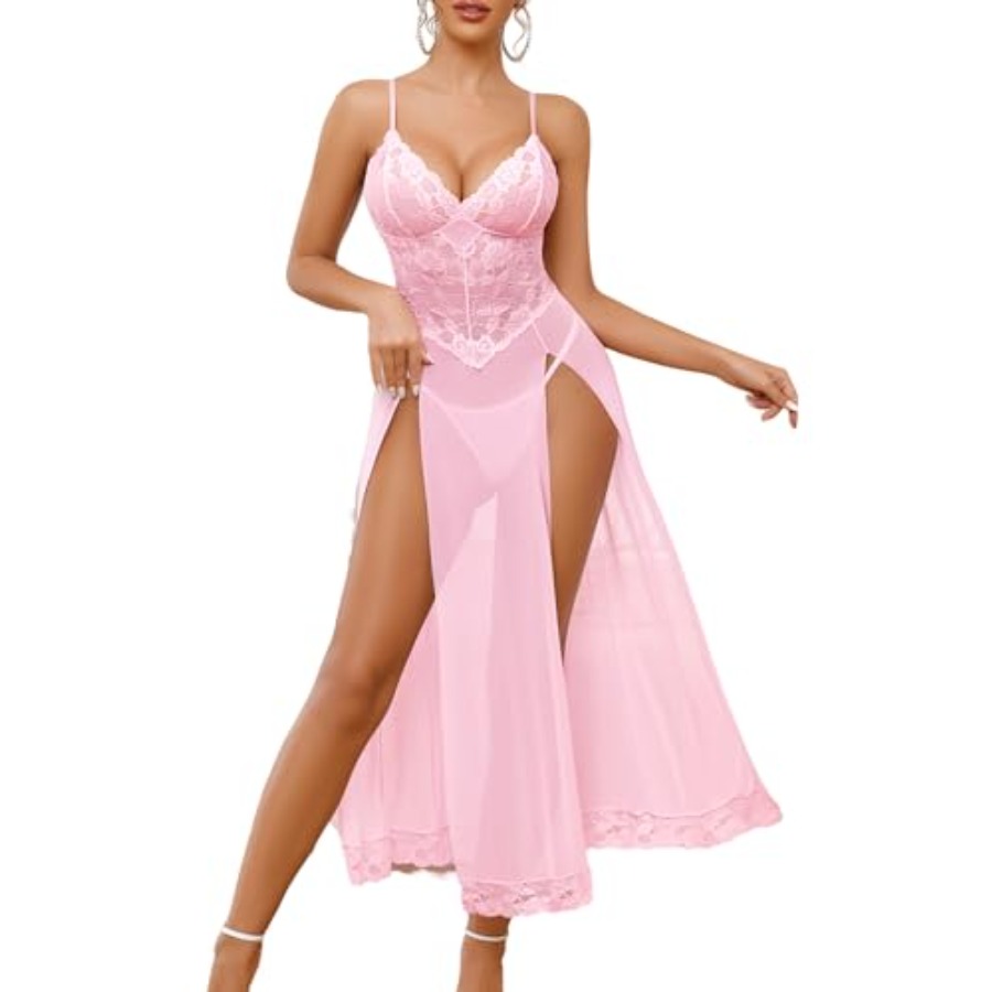 Avidlove Women Lingerie Dress  - Babydoll Chemise Night บทวิจารณ์และราคา