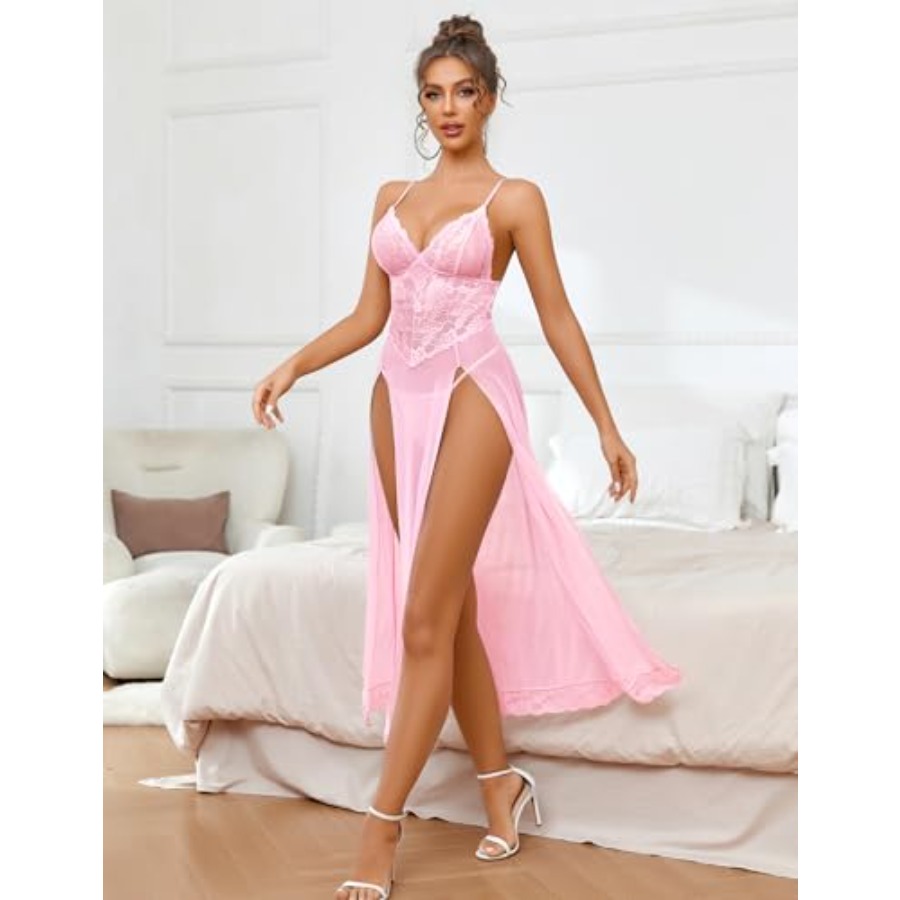 Avidlove Women Lingerie Dress  - Babydoll Chemise Night บทวิจารณ์และราคา
