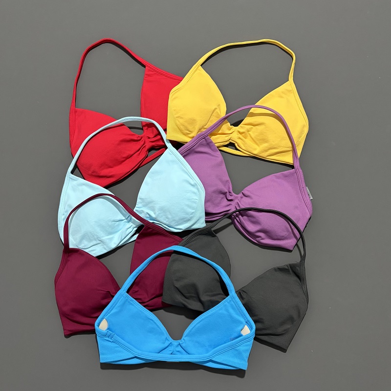 Sports Strappy Bra Yoga Underw - Sports Bra High Impact บทวิจารณ์และราคา