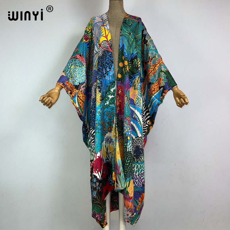WINYI Africa Middle East kimon - Robe Silk Women บทวิจารณ์และราคา