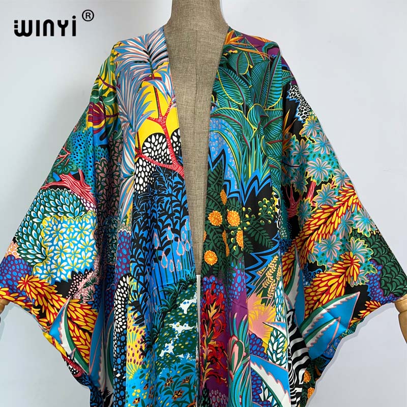 WINYI Africa Middle East kimon - Robe Silk Women บทวิจารณ์และราคา