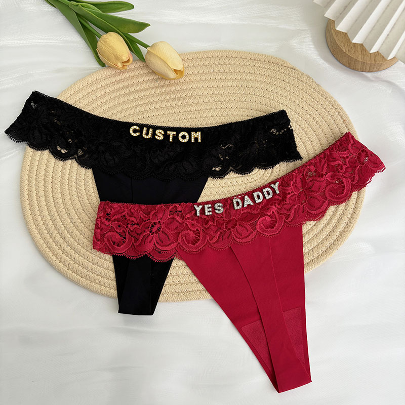 Personalized Custom Thong Name - Thong Bikini Women บทวิจารณ์และราคา