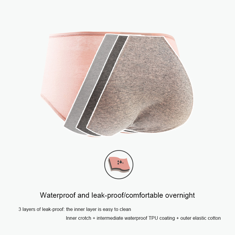 Cotton Menstrual Panties Leak  - Seamless Underwear Women บทวิจารณ์และราคา