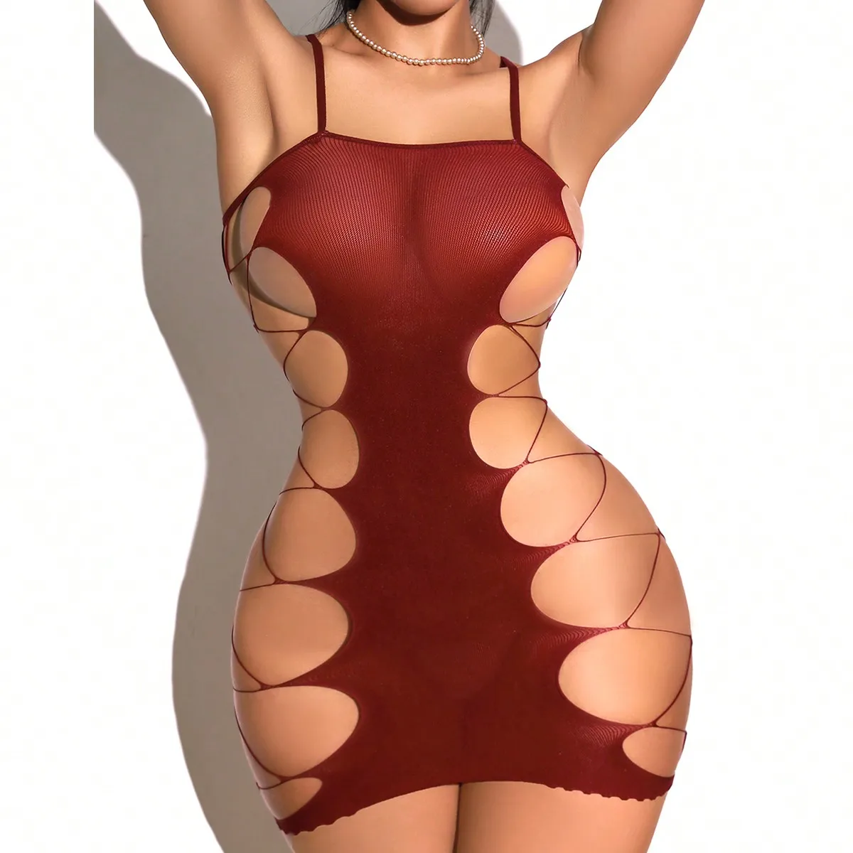 New Fashion Womens body Stocki - Bodystocking Fishnet บทวิจารณ์และราคา