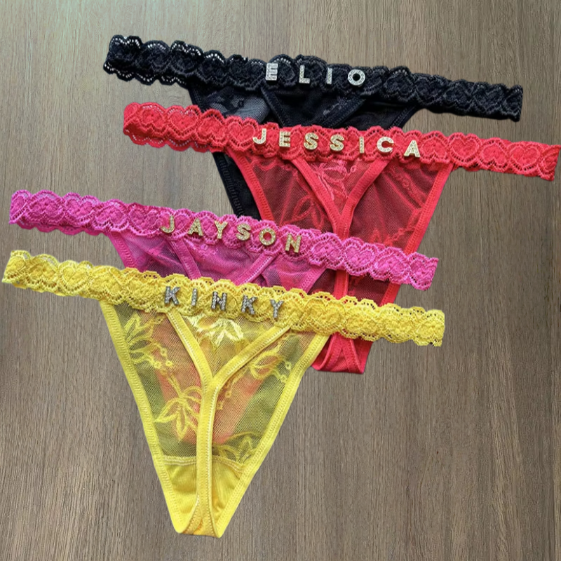 Custom Thong Panties Name Crys - Thong Bikini Women บทวิจารณ์และราคา