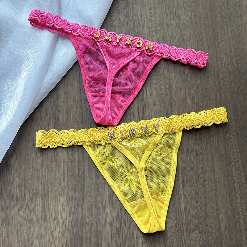 Custom Thong Panties Name Crys - Thong Bikini Women บทวิจารณ์และราคา