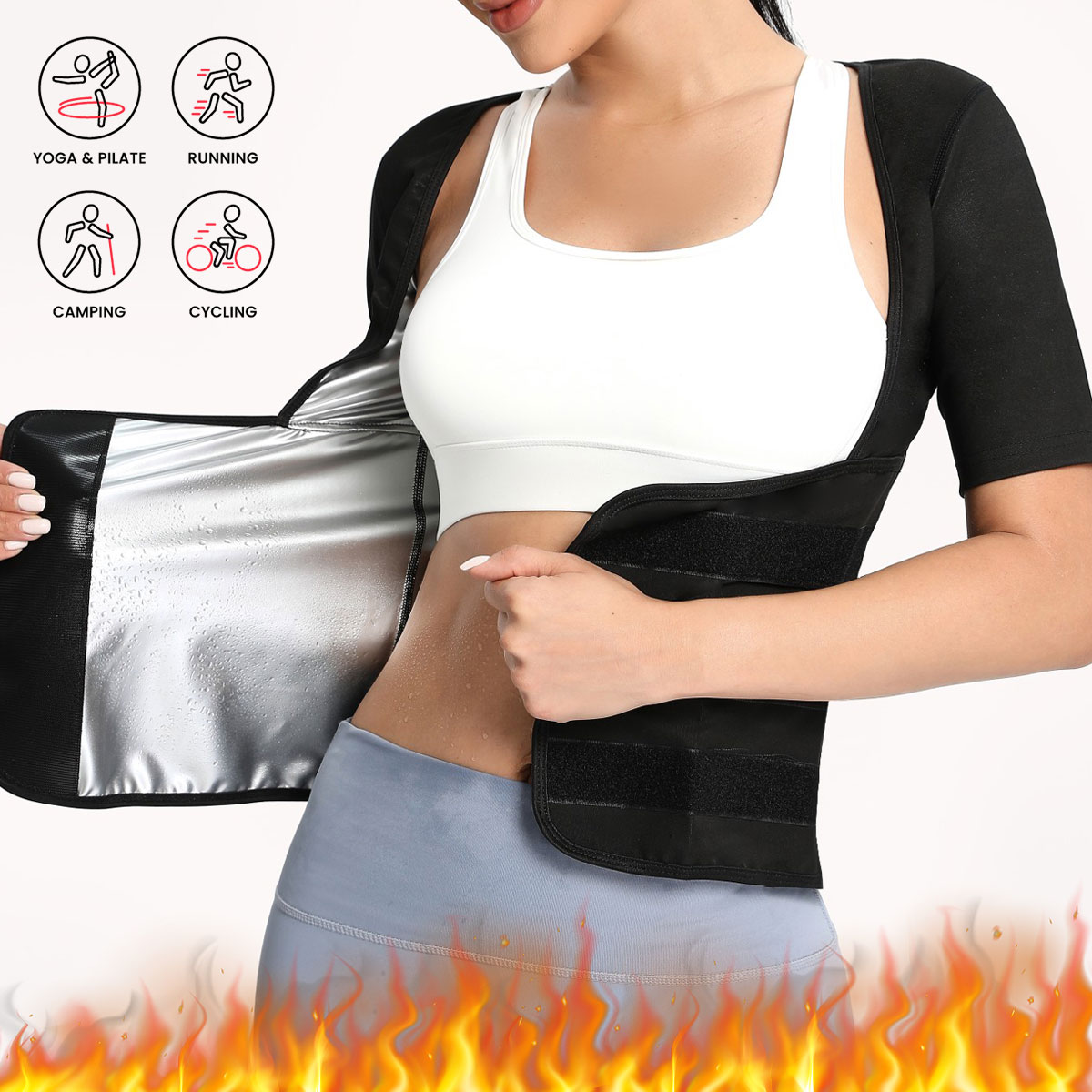 Sauna Suit for Women Sweat Bod - Shapewear Bodysuit Firm บทวิจารณ์และราคา