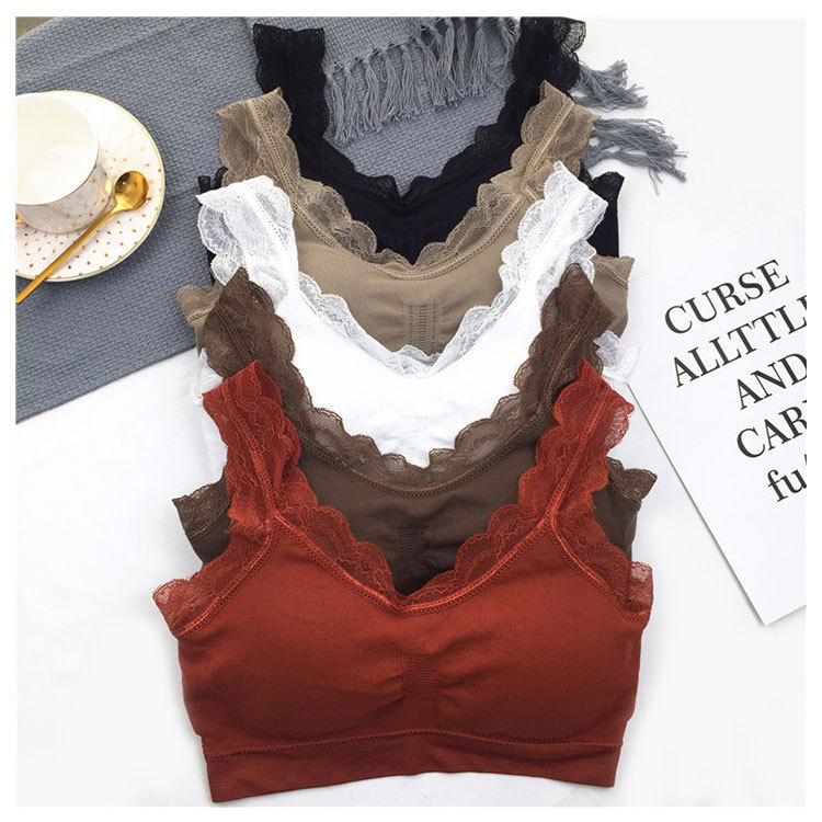 3D Sexy lace Lingerie Seamless - Strapless Bra Backless บทวิจารณ์และราคา