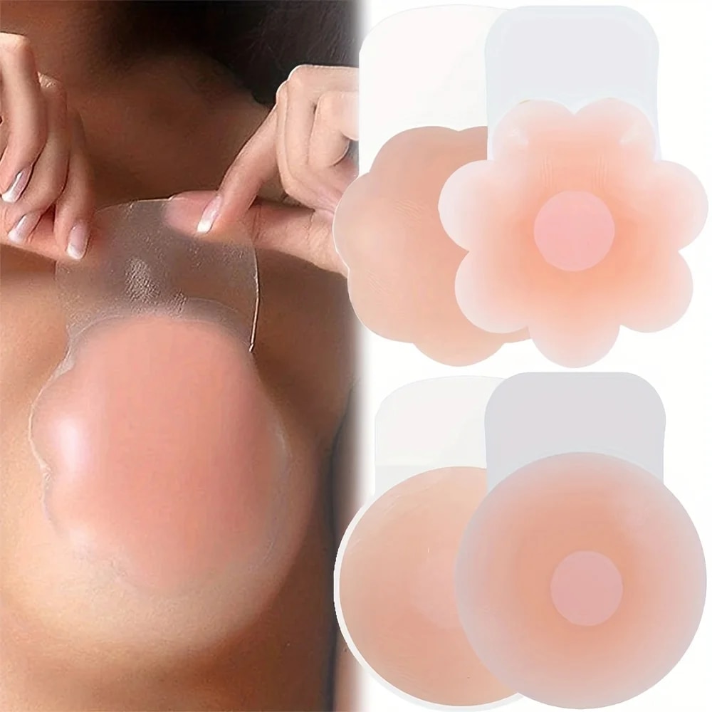 1Pairs Silicone Nipple Cover L - Silicone Bra Adhesive บทวิจารณ์และราคา