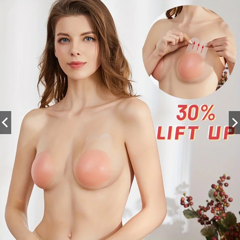 1Pairs Silicone Nipple Cover L - Silicone Bra Adhesive บทวิจารณ์และราคา