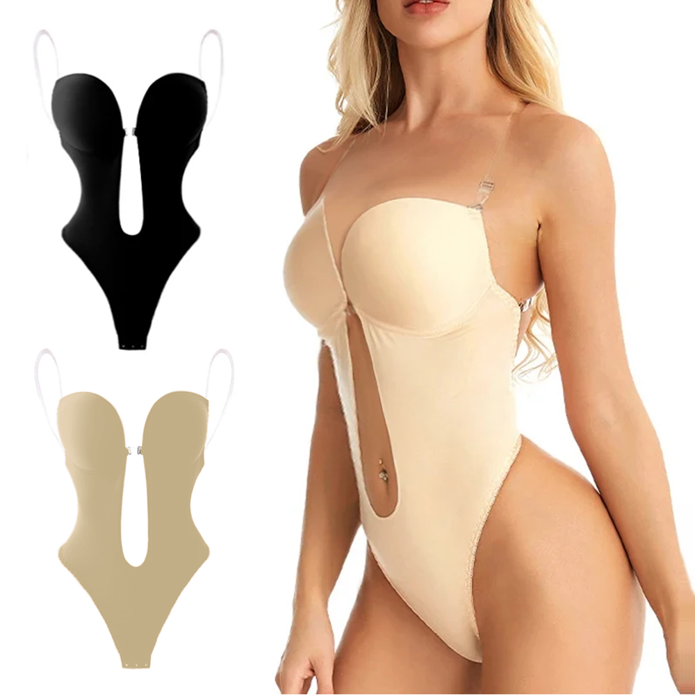 Women Body Shaper Bra Backless - Shapewear Bodysuit Firm บทวิจารณ์และราคา