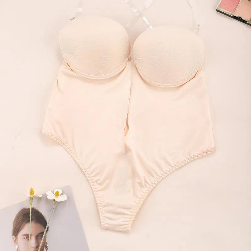 Women Body Shaper Bra Backless - Shapewear Bodysuit Firm บทวิจารณ์และราคา
