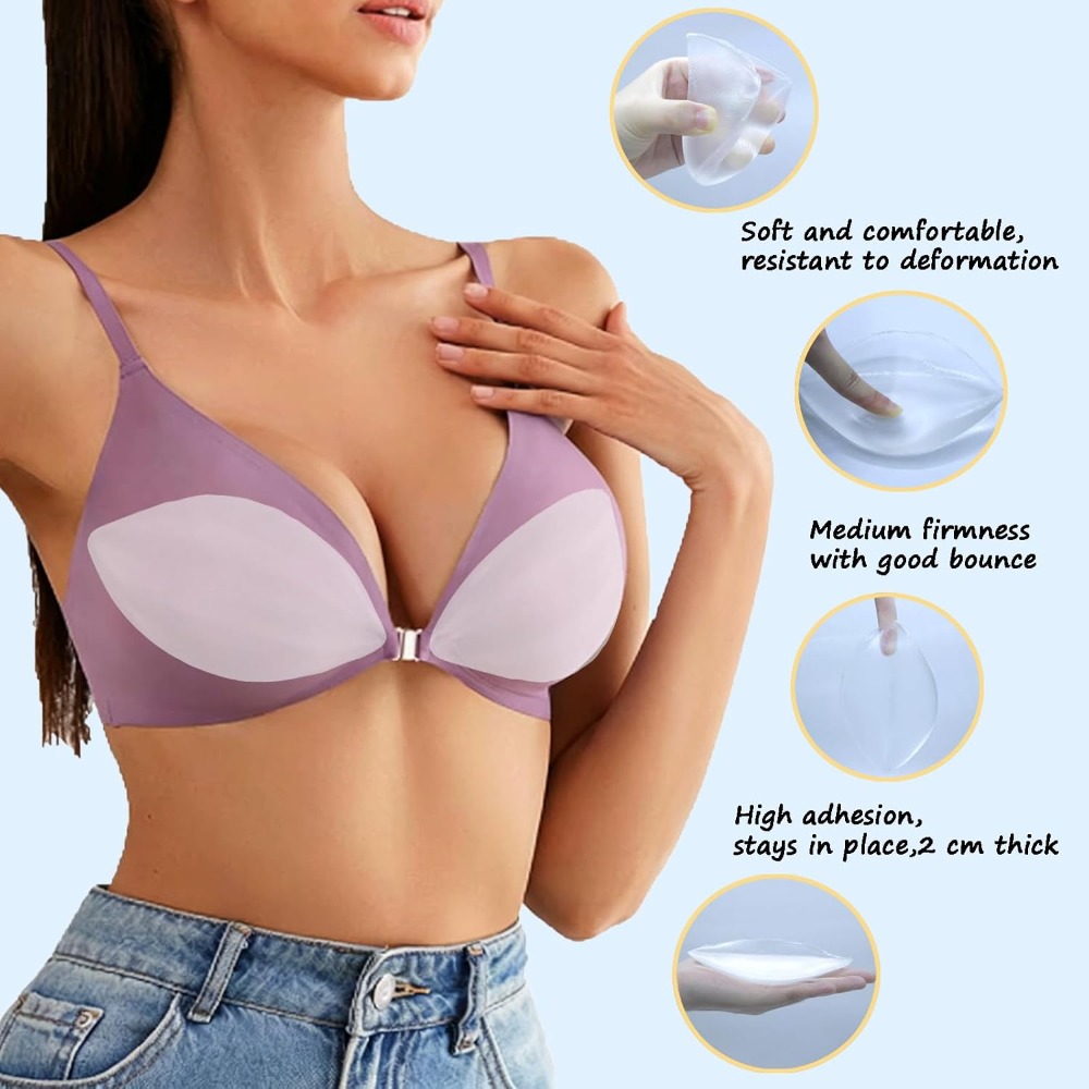 Adhesive Silicone Bra Inserts  - Silicone Bra Adhesive บทวิจารณ์และราคา