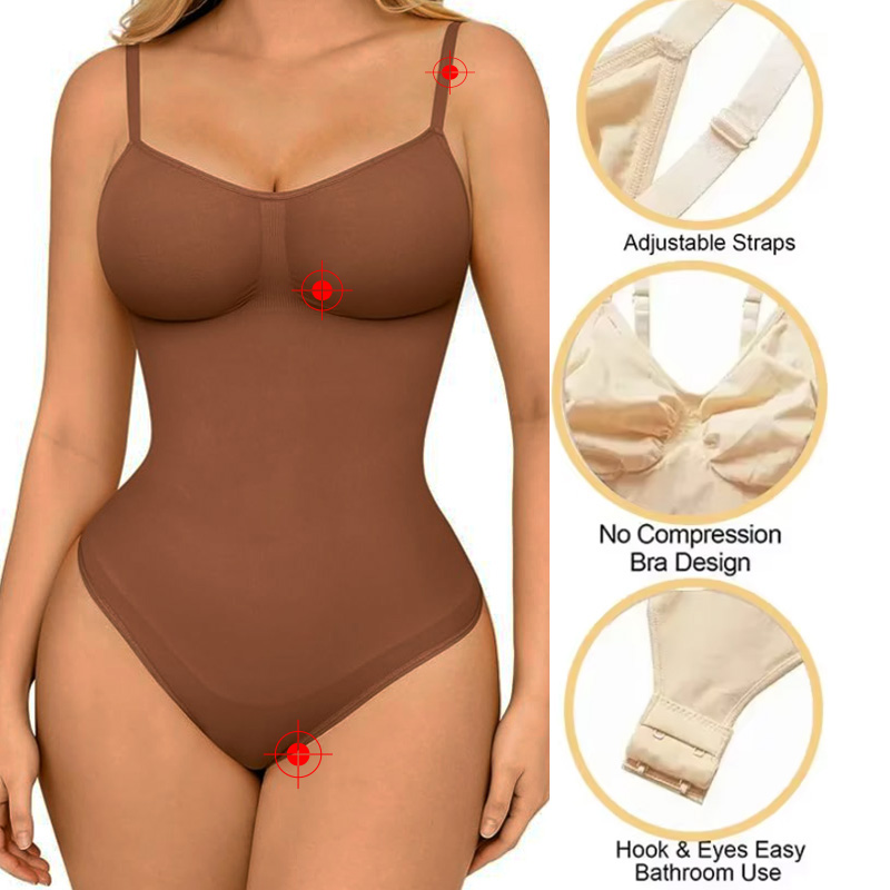 GUUDIA Spandex Bodysuit Thong  - Shapewear Bodysuit Firm บทวิจารณ์และราคา