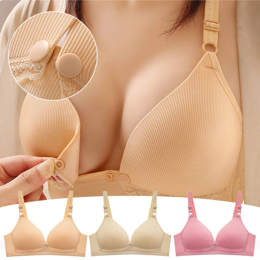 Maternity Nursing Bra Women Br - Nursing Bra Sleep บทวิจารณ์และราคา