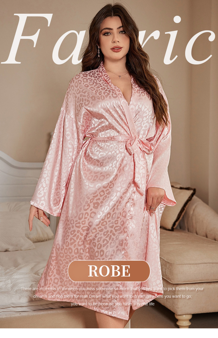 Plus Size Robe Pajama Women Sl - Robe Silk Women บทวิจารณ์และราคา
