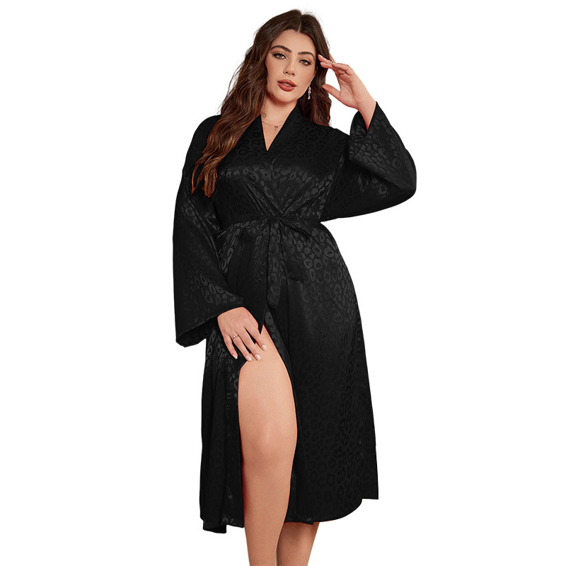Plus Size Robe Pajama Women Sl - Robe Silk Women บทวิจารณ์และราคา