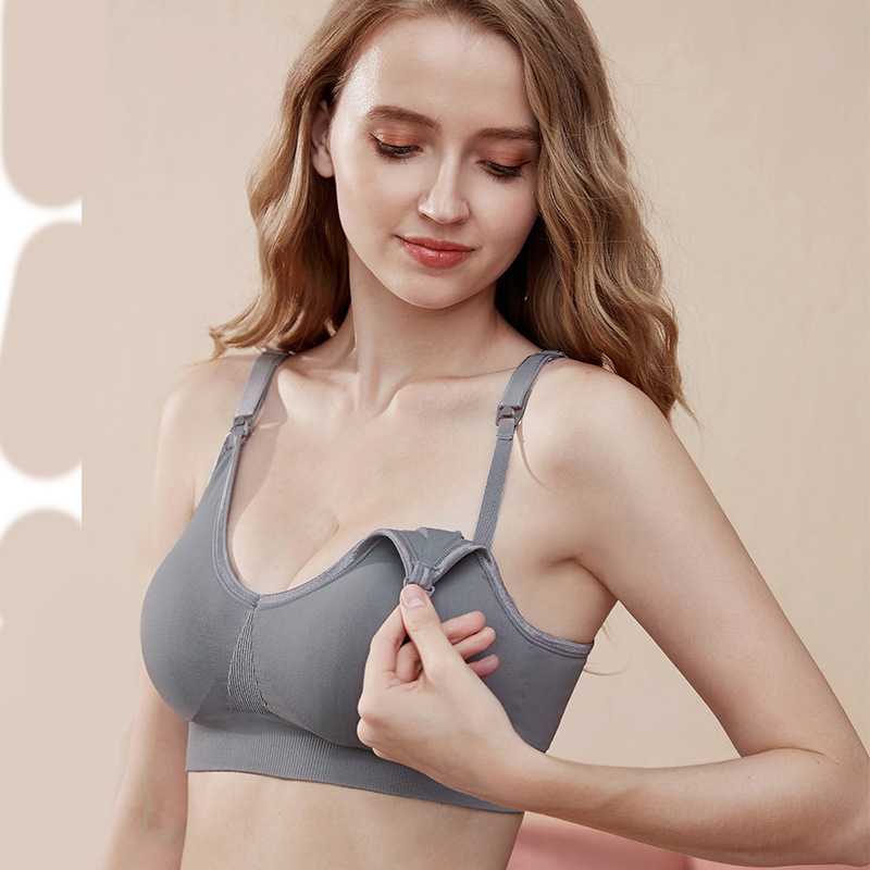 Maternity Nursing Bras Seamles - Nursing Bra Sleep บทวิจารณ์และราคา