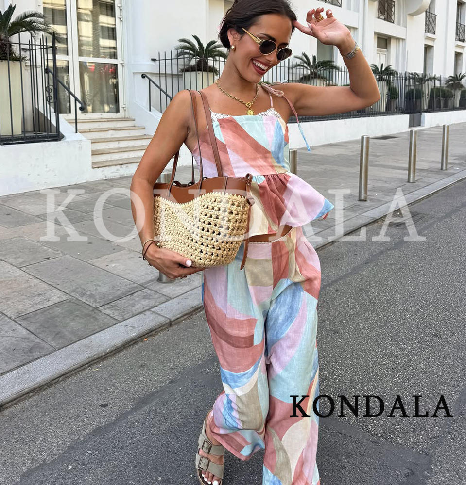 Women Trendy Holiday Printed L - Cami Top Lace บทวิจารณ์และราคา