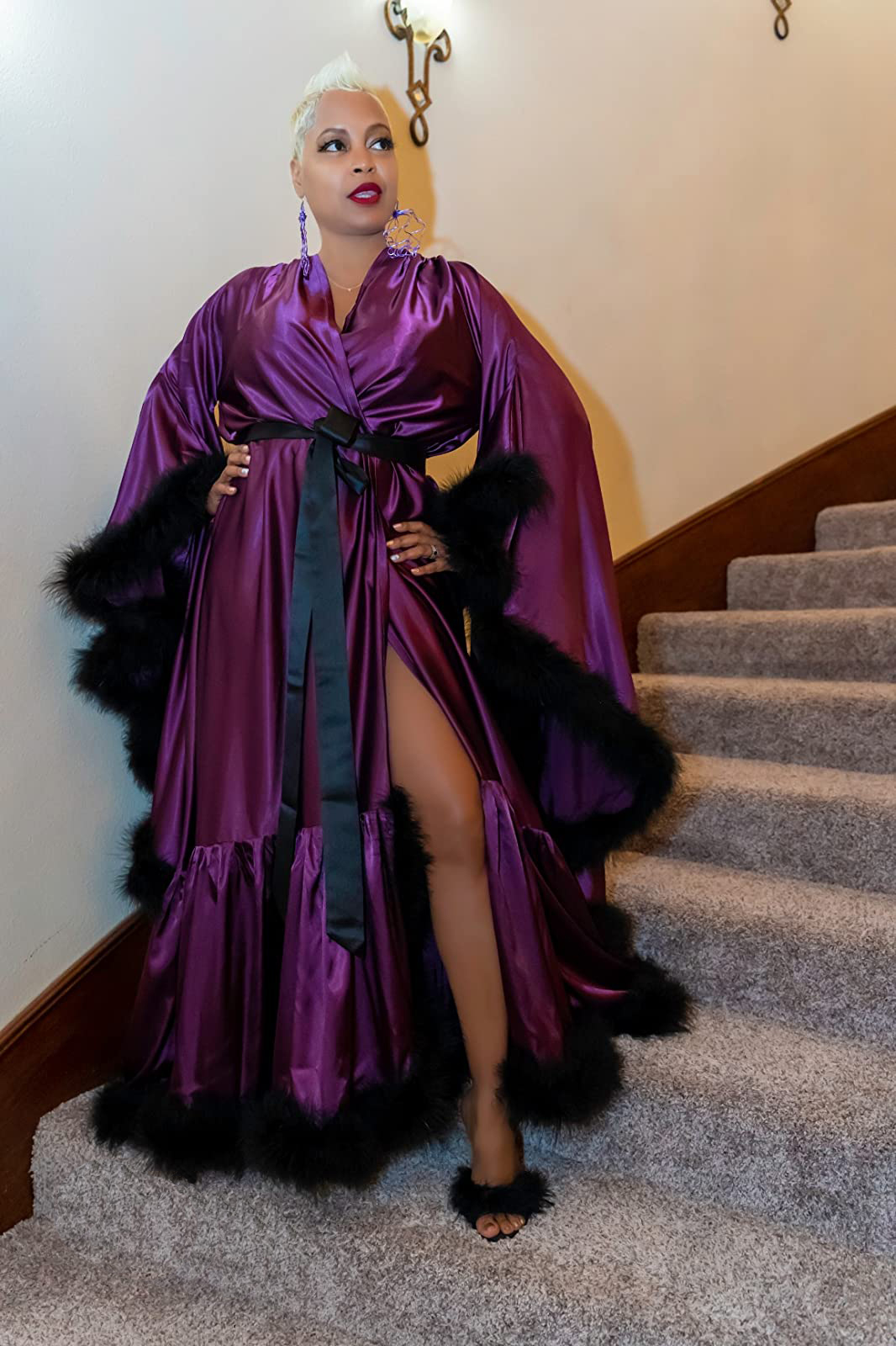 Customized Bathrobe for Women  - Robe Silk Women บทวิจารณ์และราคา