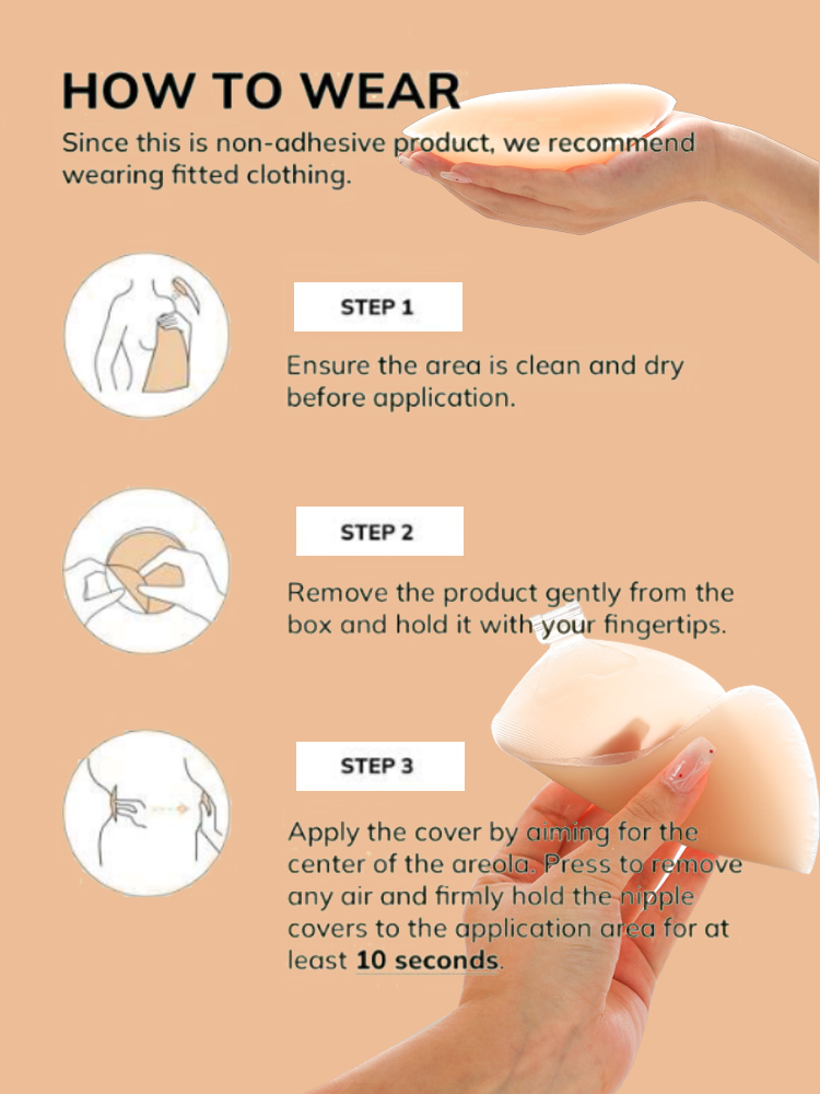 Women's Reusable Invisible Sil - Nipple Cover Pasties บทวิจารณ์และราคา