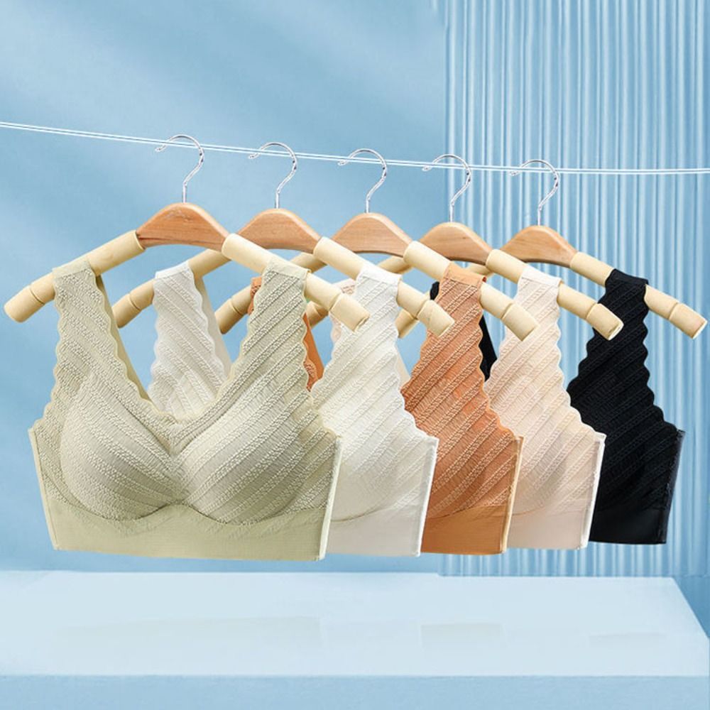 Sleep Bra Seamless Bubble Lace - Nursing Bra Sleep บทวิจารณ์และราคา