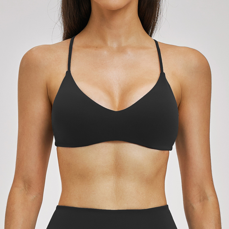 Backless Yoga Bra Gym Women Sp - Sports Bra High Impact บทวิจารณ์และราคา