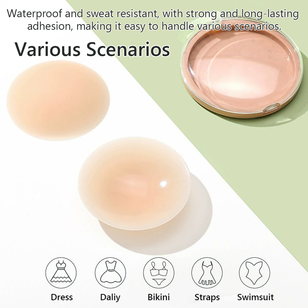 3 Pairs Washable Reusable 10cm - Nipple Cover Pasties บทวิจารณ์และราคา