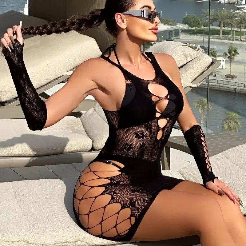 Simplejewel Women Fishnet Beac - Bodystocking Fishnet บทวิจารณ์และราคา
