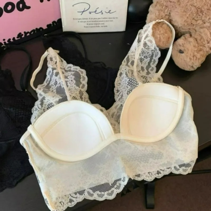 Breathable Nylon No Underwire  - Bralette Wireless Soft บทวิจารณ์และราคา