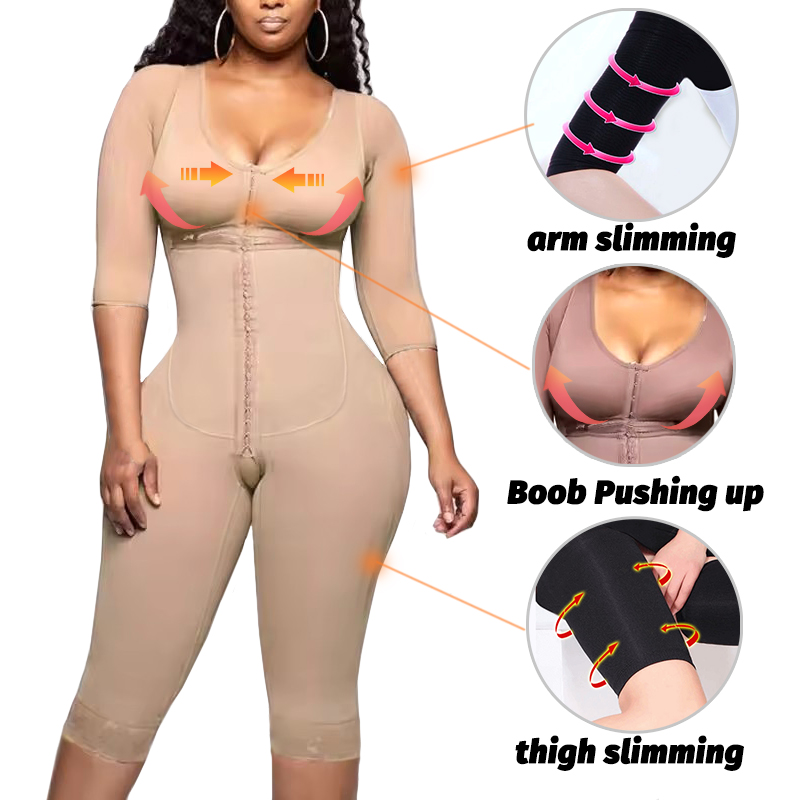 Full Body Colombian Girdles Sh - Shapewear Bodysuit Firm บทวิจารณ์และราคา