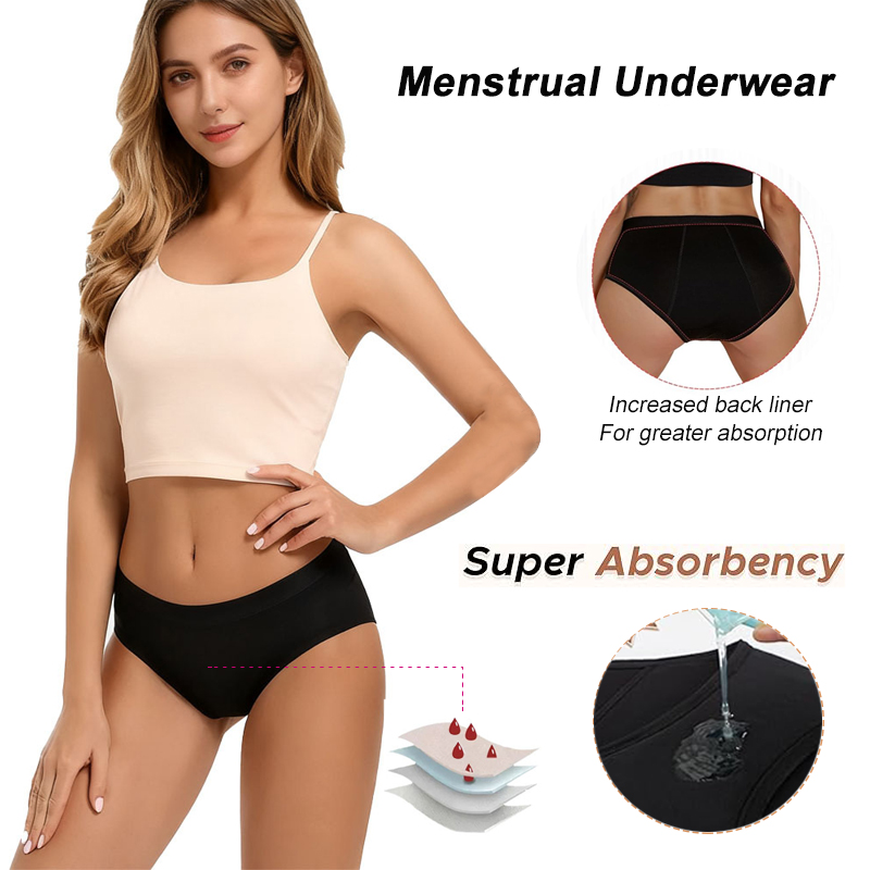 Heavy Flow Menstrual Panties 4 - Period Panty Absorbent บทวิจารณ์และราคา