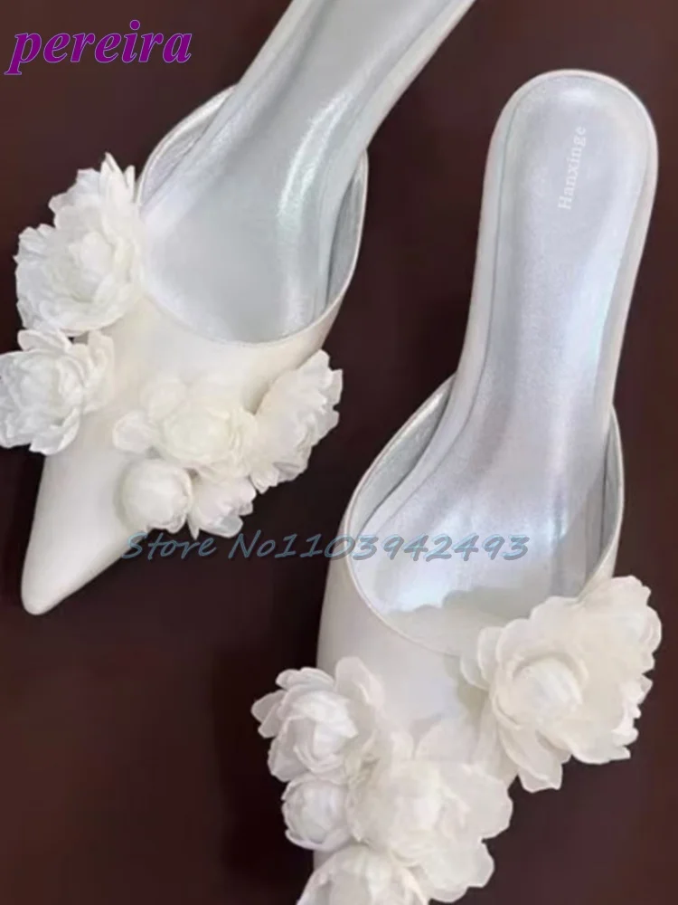 Multi Flower Wedding Sandals S - Slip Dress Satin บทวิจารณ์และราคา