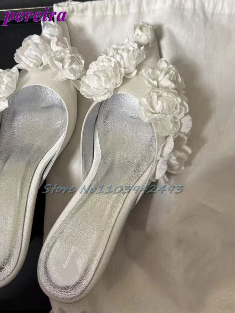 Multi Flower Wedding Sandals S - Slip Dress Satin บทวิจารณ์และราคา