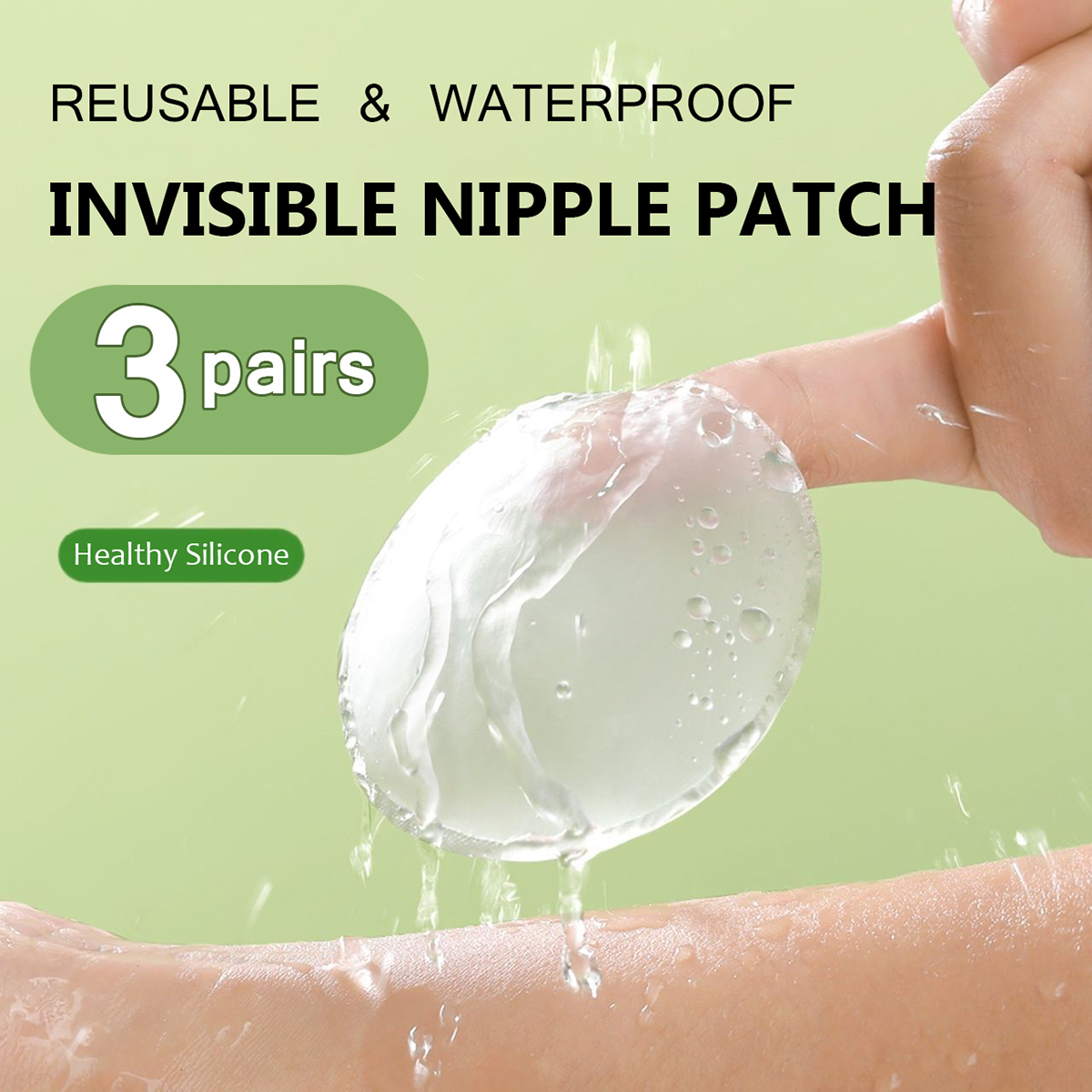 3 Pairs Transparent Silicone N - Nipple Cover Pasties บทวิจารณ์และราคา