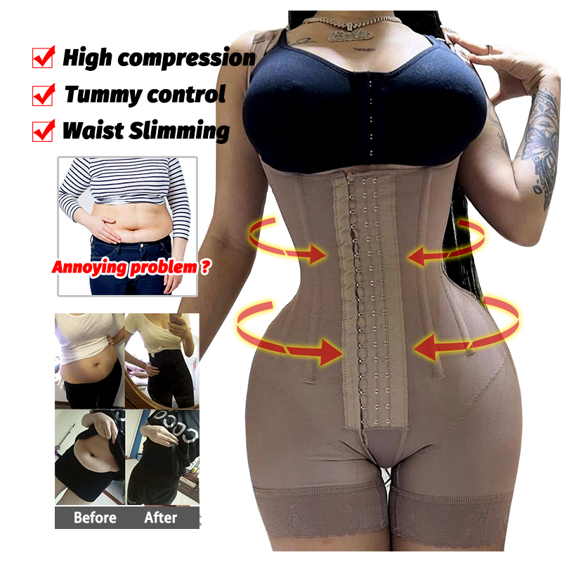 Fajas Colombian Girdles Post L - Shapewear Bodysuit Firm บทวิจารณ์และราคา