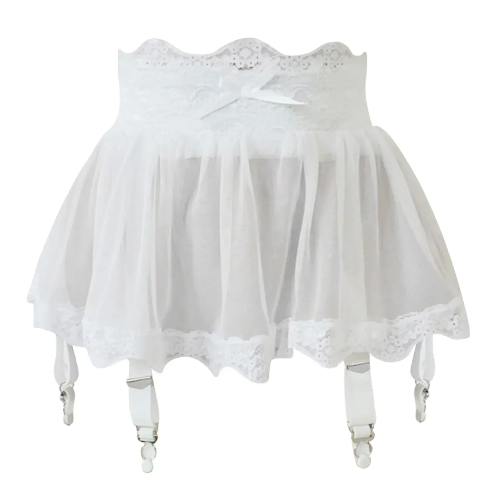 Women High Waist Lace Bandage  - Garter Belt Set บทวิจารณ์และราคา