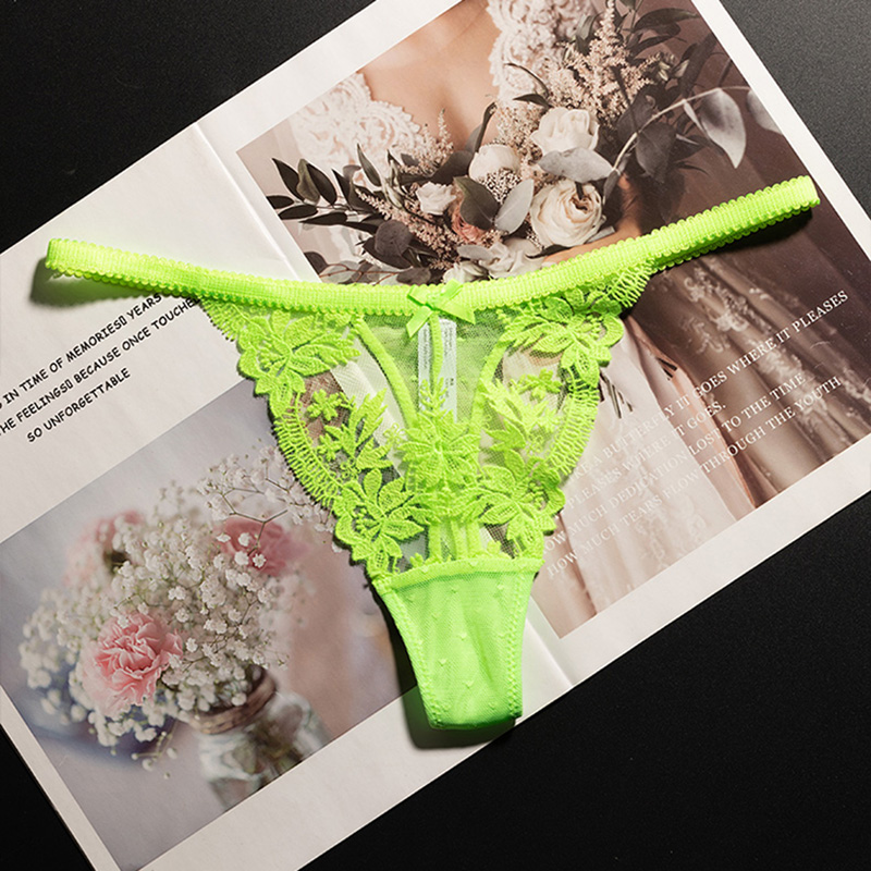Lace Panties Sexy Thong Women  - Seamless Underwear Women บทวิจารณ์และราคา