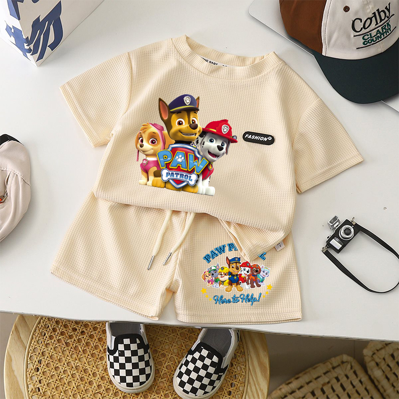 2Pc Paw Patrols T Shirt Chase  - Boyshort Underwear บทวิจารณ์และราคา