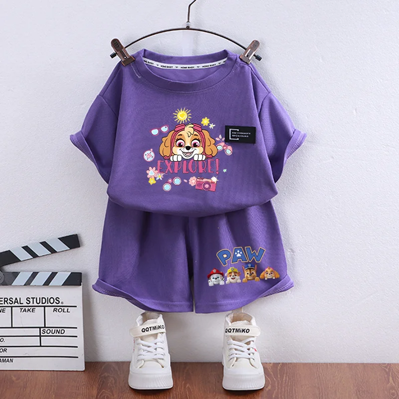 2Pc Paw Patrols T Shirt Chase  - Boyshort Underwear บทวิจารณ์และราคา