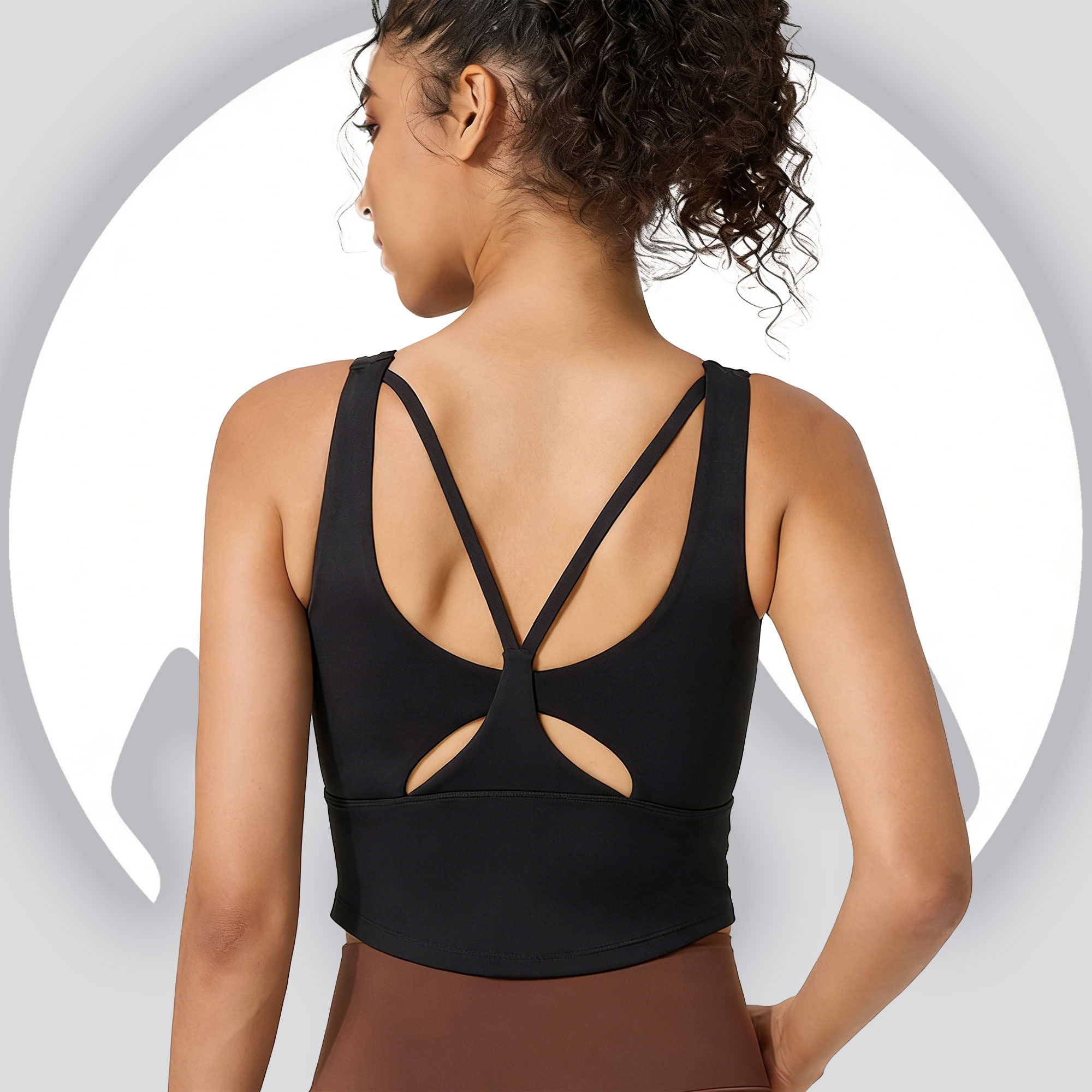 Women's Fixed Cup Yoga Sports  - Sports Bra High Impact บทวิจารณ์และราคา