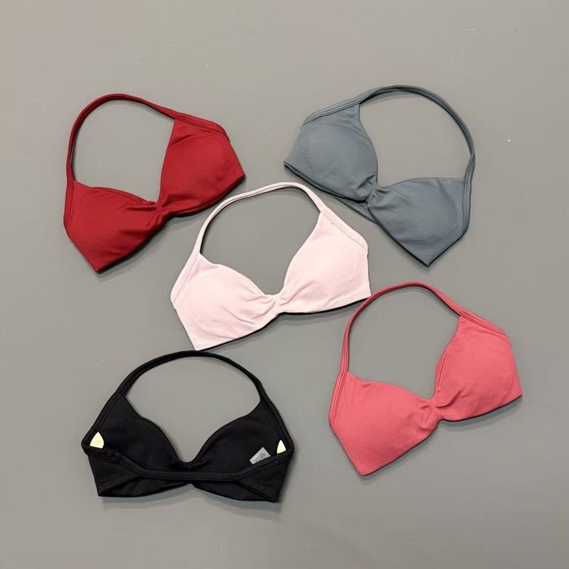 Women Halter Sports Bra V-Neck - Sports Bra High Impact บทวิจารณ์และราคา