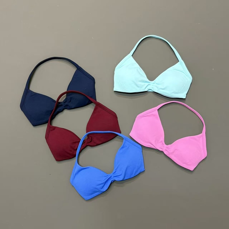 Women Halter Sports Bra V-Neck - Sports Bra High Impact บทวิจารณ์และราคา